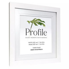 Elegant Deluxe White Square Photo Frames