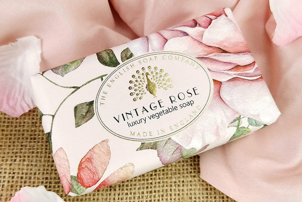 Rose fragranced bar soap body and bath skin care