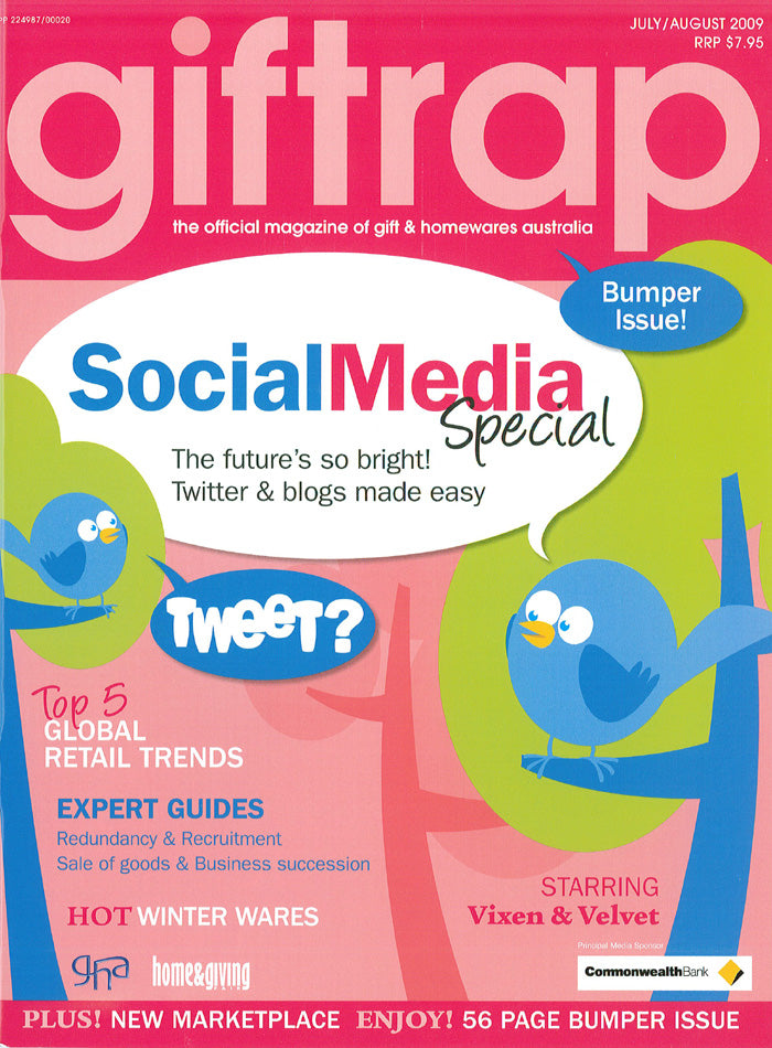 Front Cover of Giftrap Magazine