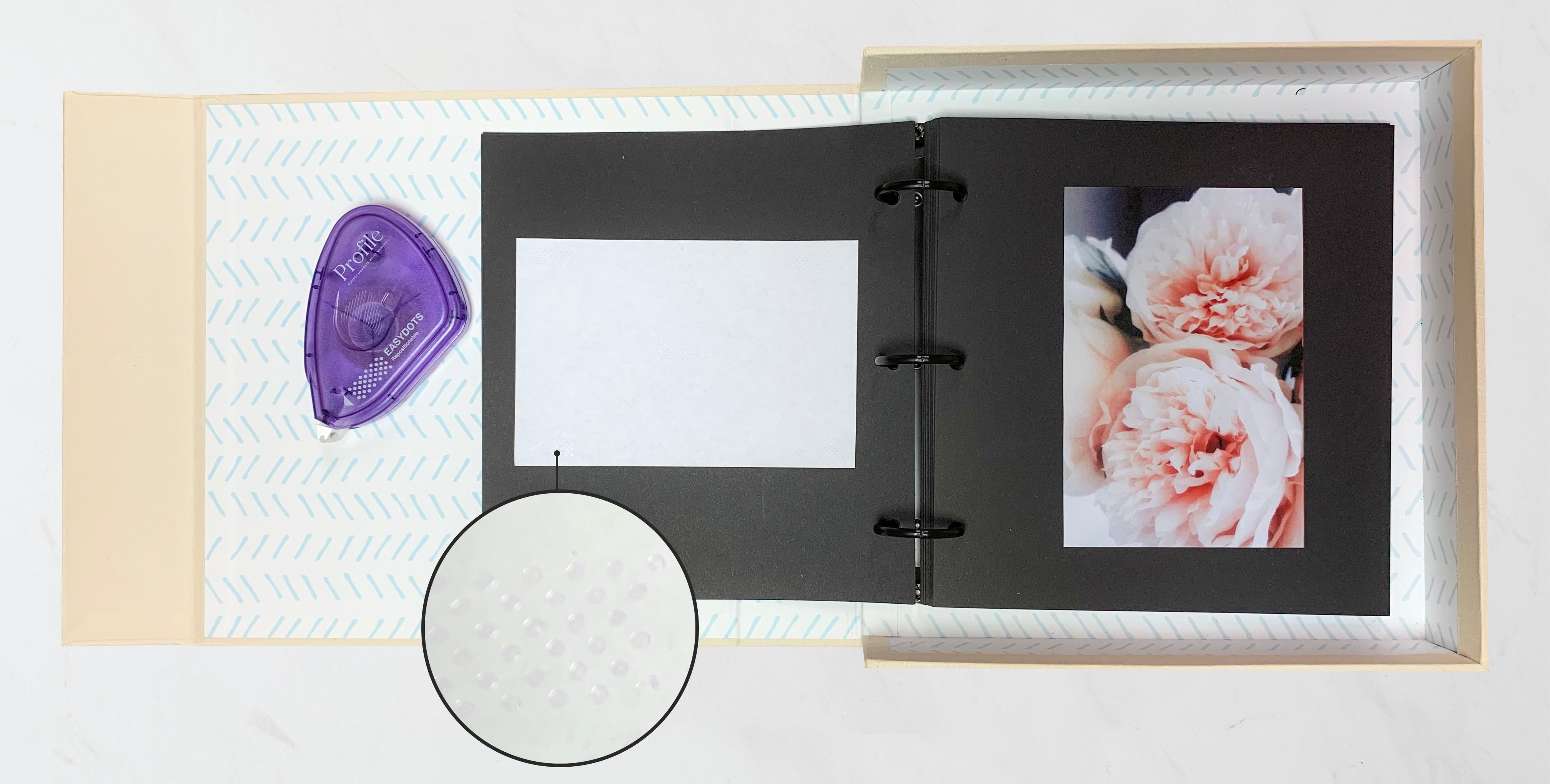 Double Sided Adhesive Dots Glue Tape DIY Collage Photo Album