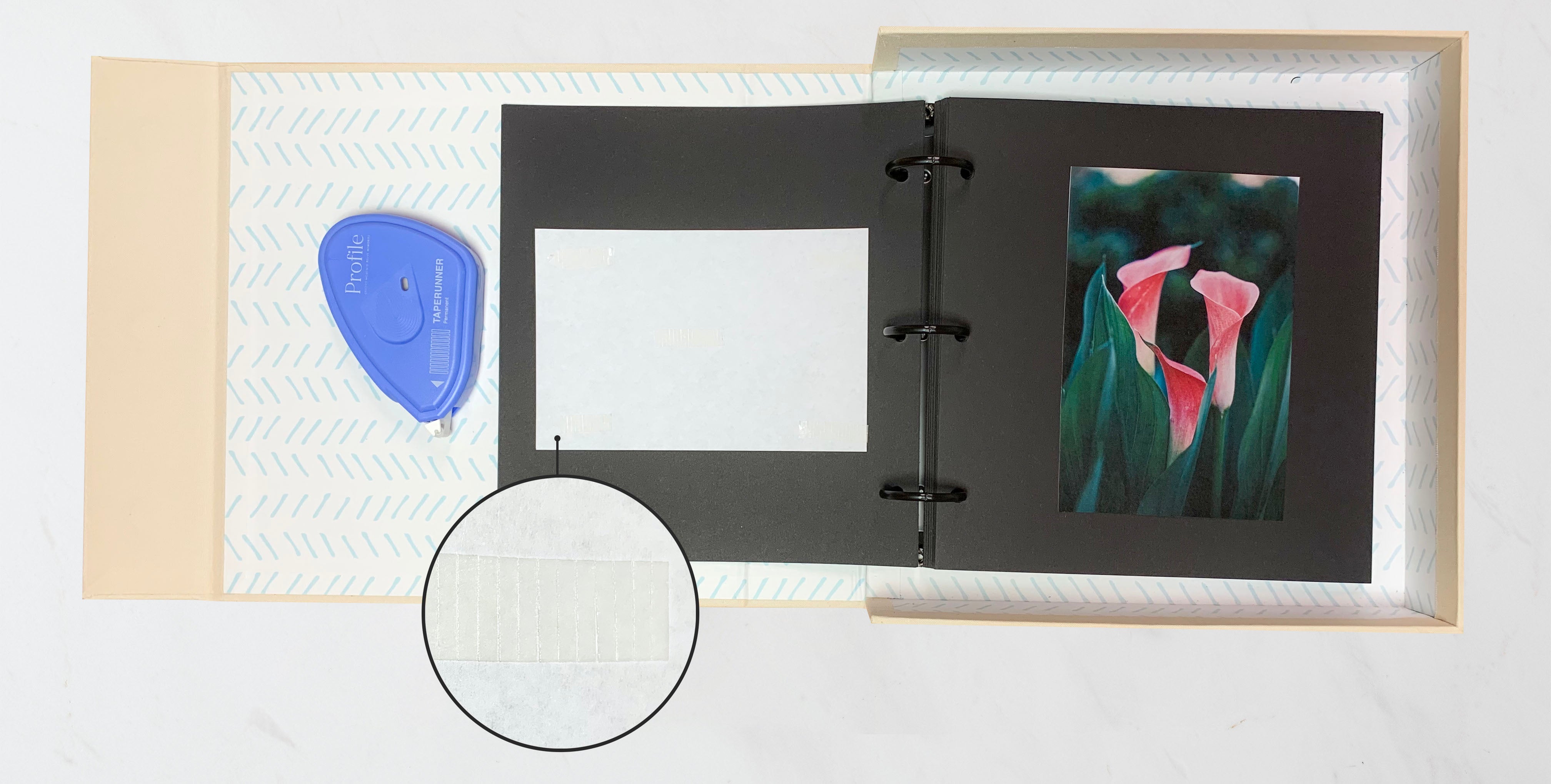 How to Use a Photo Tape Runner for Attaching Photos to Drymount Photo