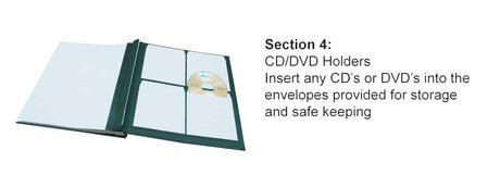 Step 4: Store Media like CD's, DVD's and USB sticks in the envelopes