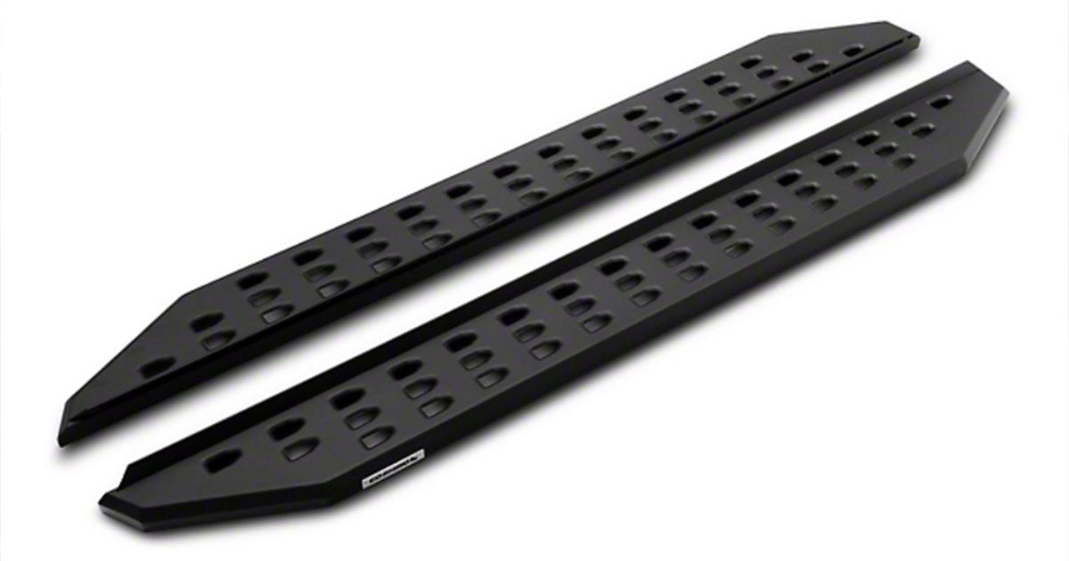 Black Ford running boards