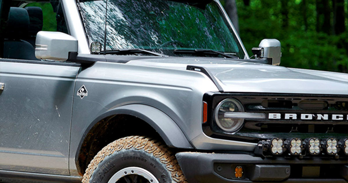 Grey custom Ford Bronco