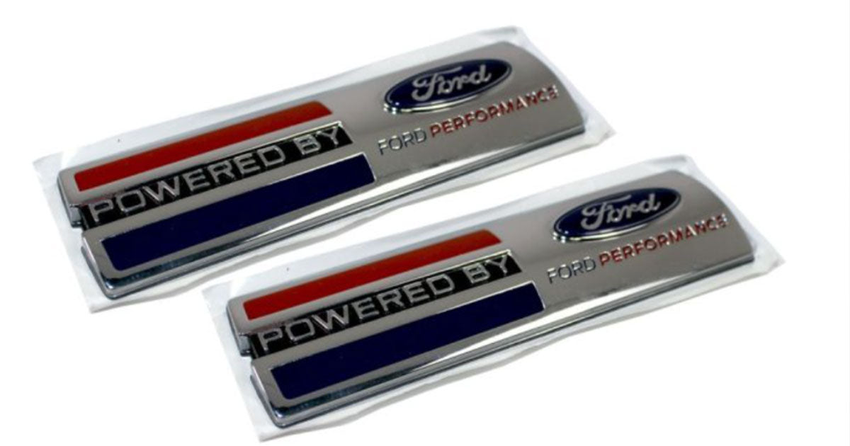 Powered by Ford car emblems