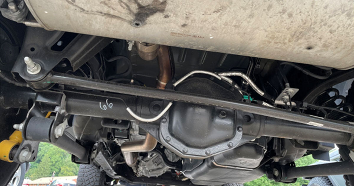 Underside of Ford Bronco