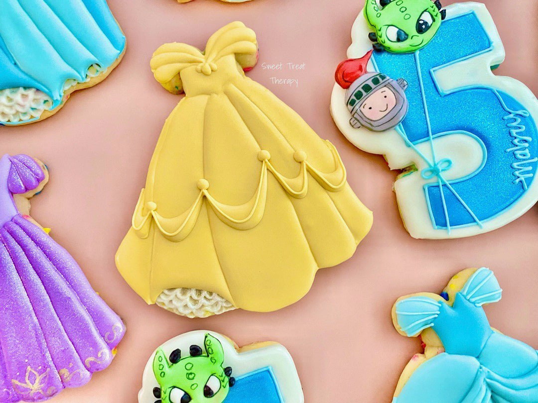 Princess dress cookie cutter