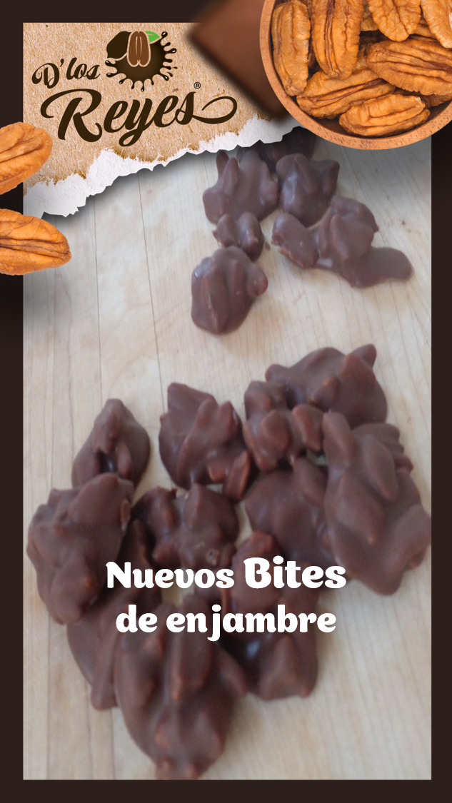 Bites de enjambre de nuez con chocolate – Chocolatedlosreyes