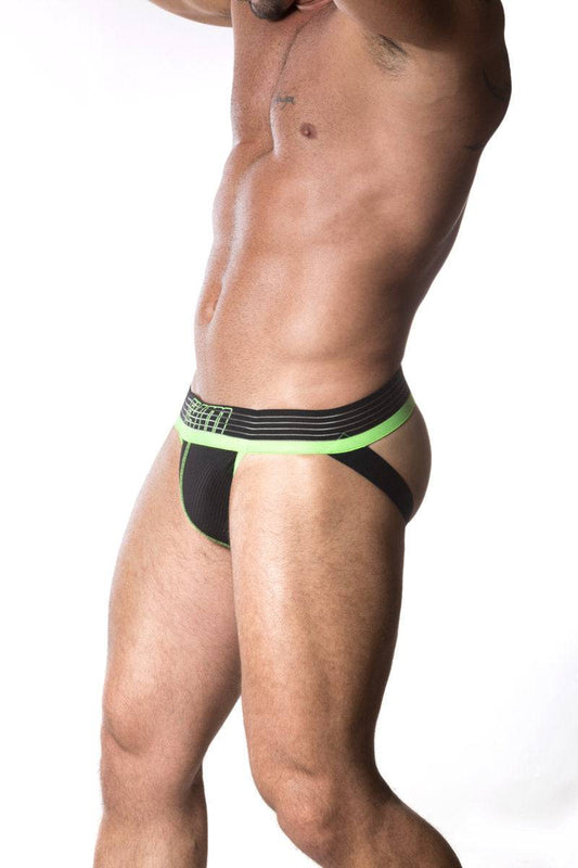 GYM Jockstrap Compression Short w/ Phone Pocket, Black, GYM006-BL, Mens  Boxer Briefs