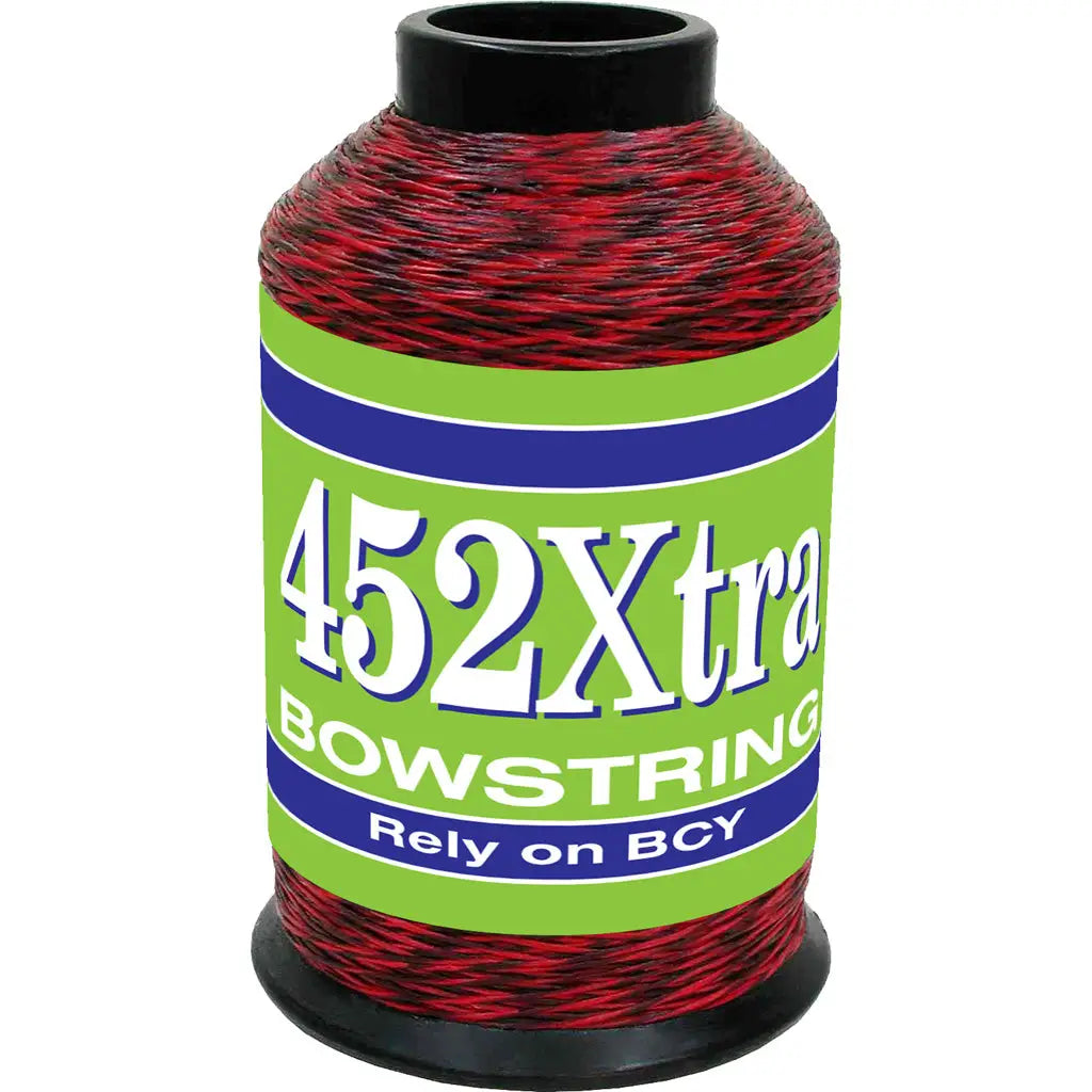 BCY 452Xtra Bowstring Material Red/Black - 1/4 lb.