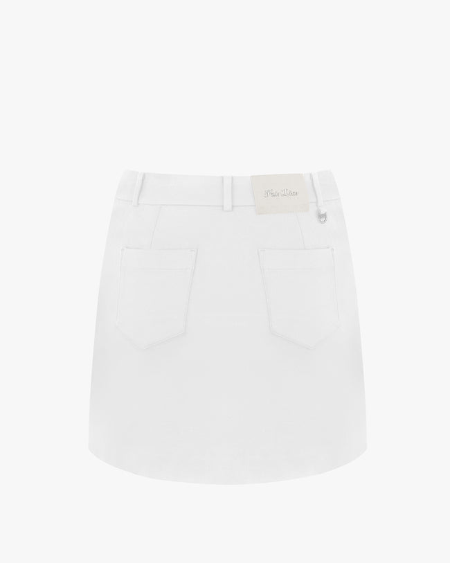 [FL Signature] Fair Lair H Line Skirt - White – Fairliar USA