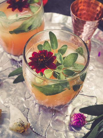 Rosemary Grapefruit Mocktail with Lime Bitters