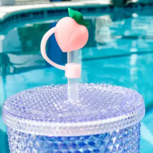 Peach Straw Topper - Lela's Formals and Boutique