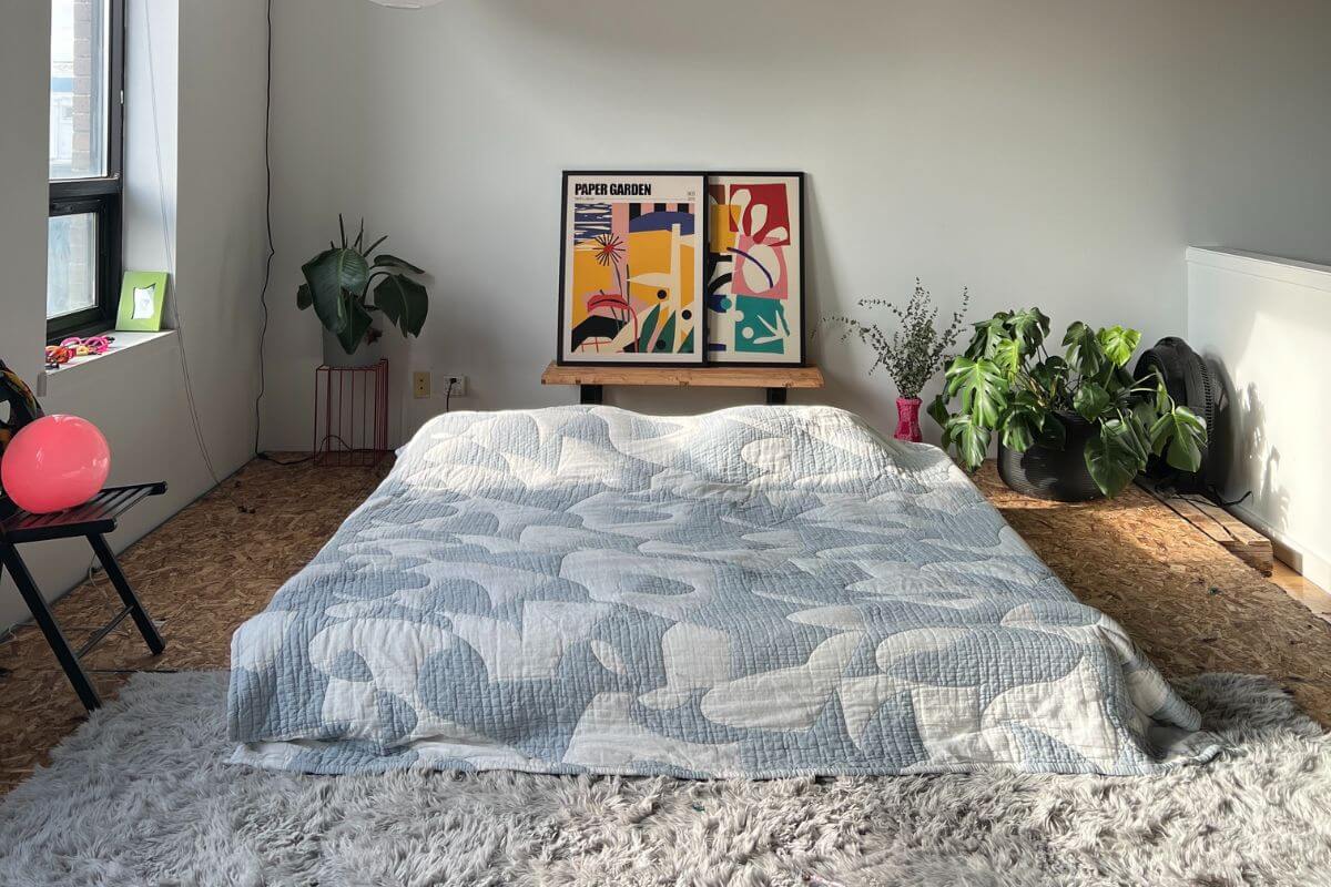 Art Print Set on bedroom