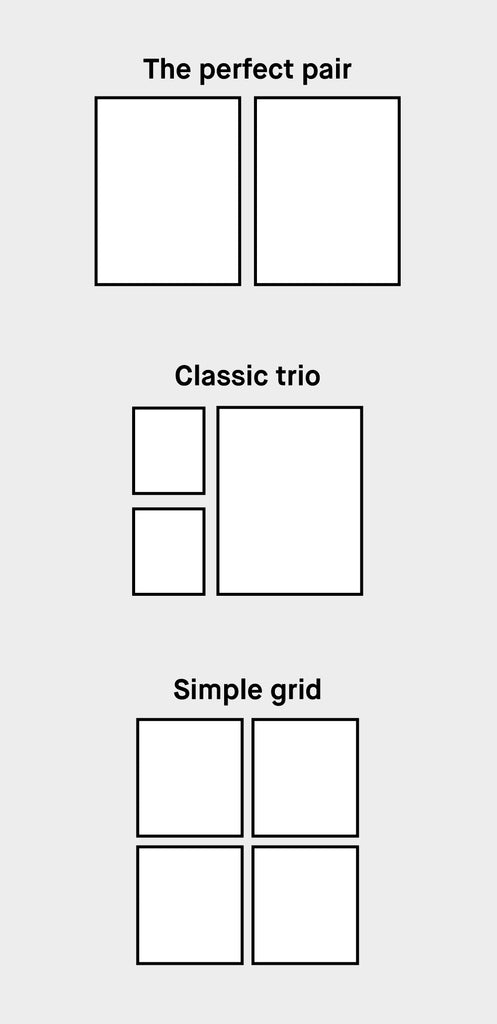 minimalist gallery wall layout ideas