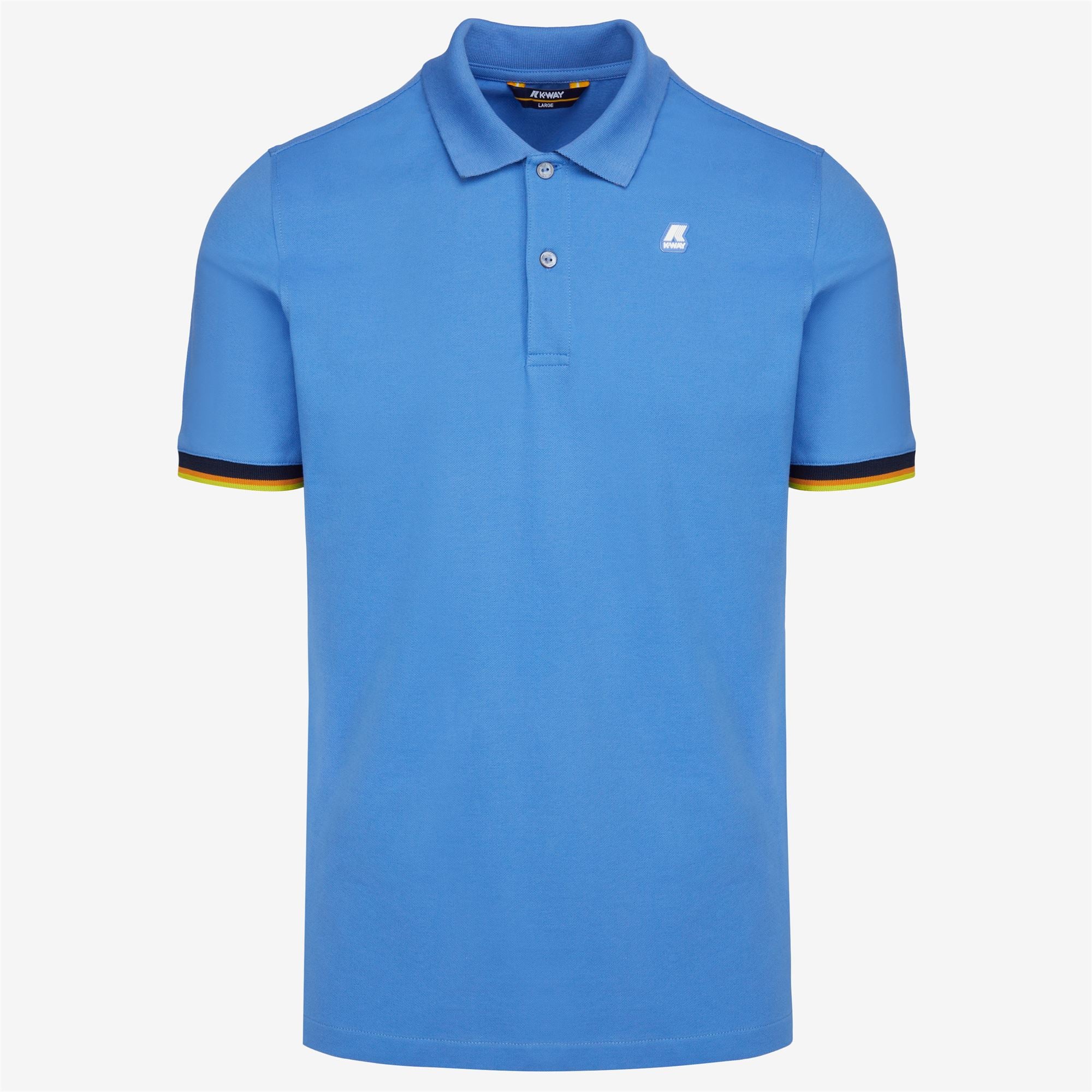 Polo Shirts Man VINCENT Polo BLUE INDIGO – K-Way.com