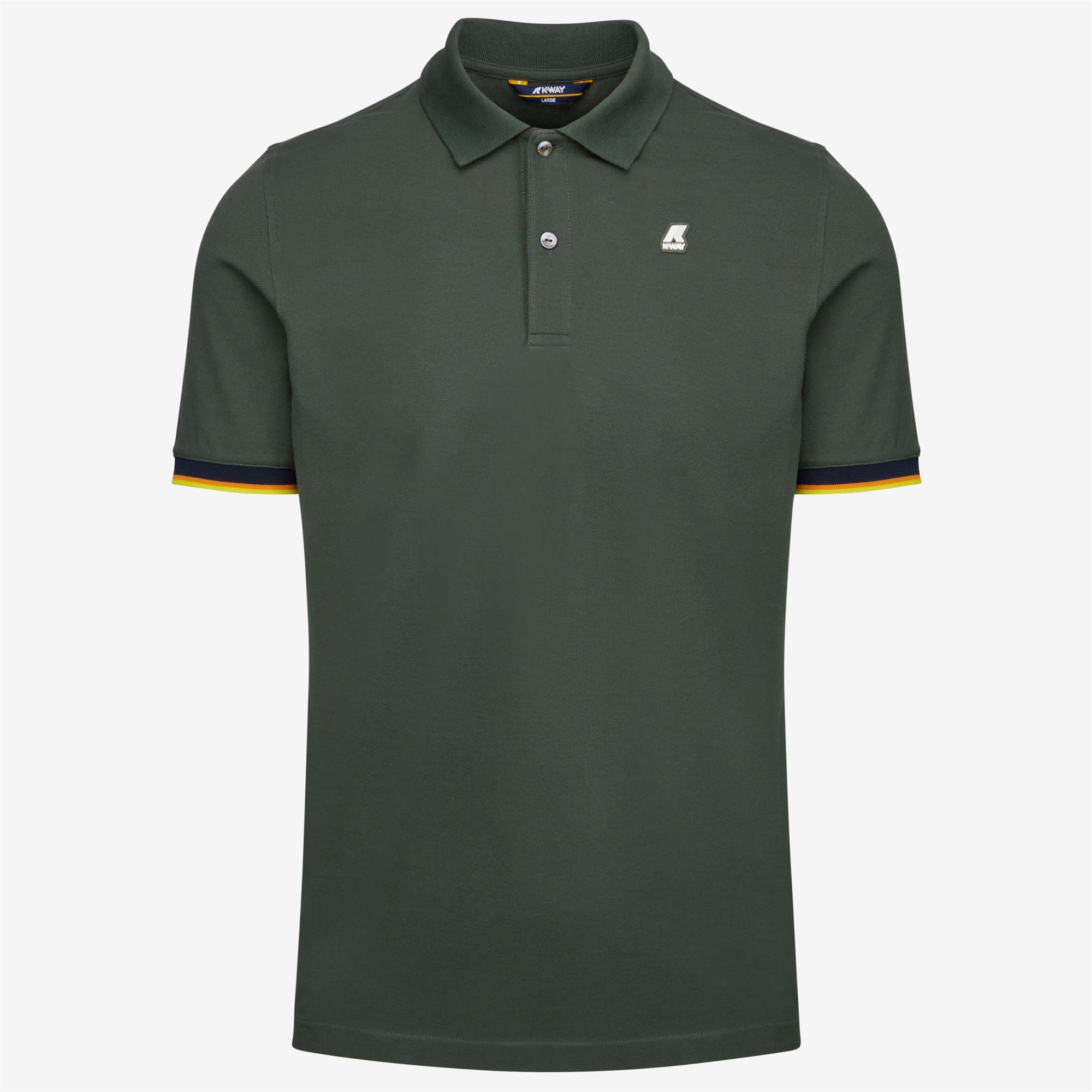 Polo Shirts Man VINCENT Polo BLUE INDIGO – K-Way.com