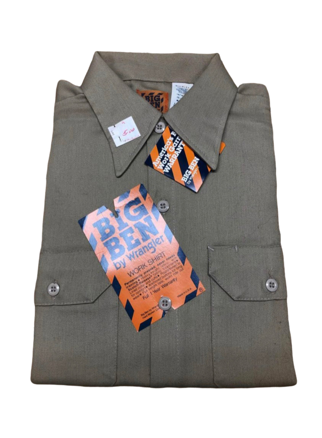 Vintage Clothing/Accessories - Deadstock Workwear With Tags BIG BEN By –  TheLostPaniolo