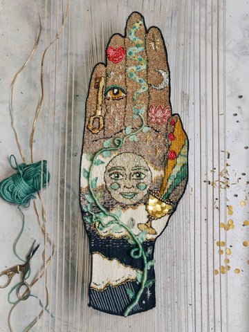 Alchemist Hand woven tapestry by Jennifer Christie of Wandering Coast