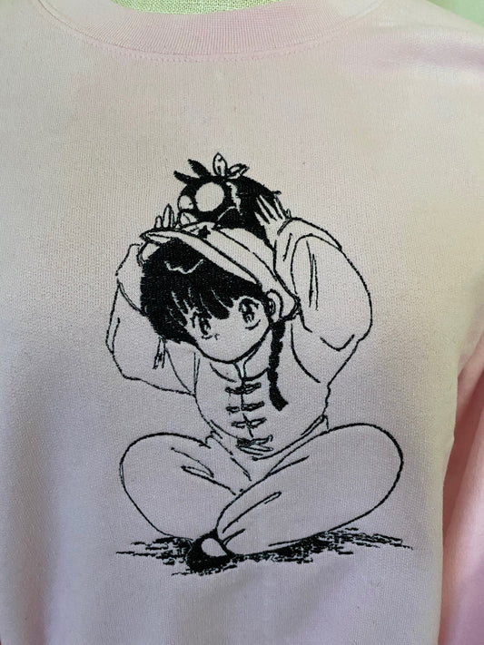 Custom anime embroidered sweatshirts