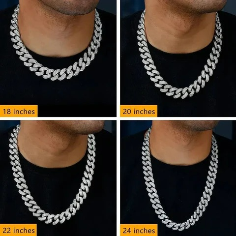 How To Choose the Perfect Cuban Link Sizes for Your Neck - MIXX CHAINS