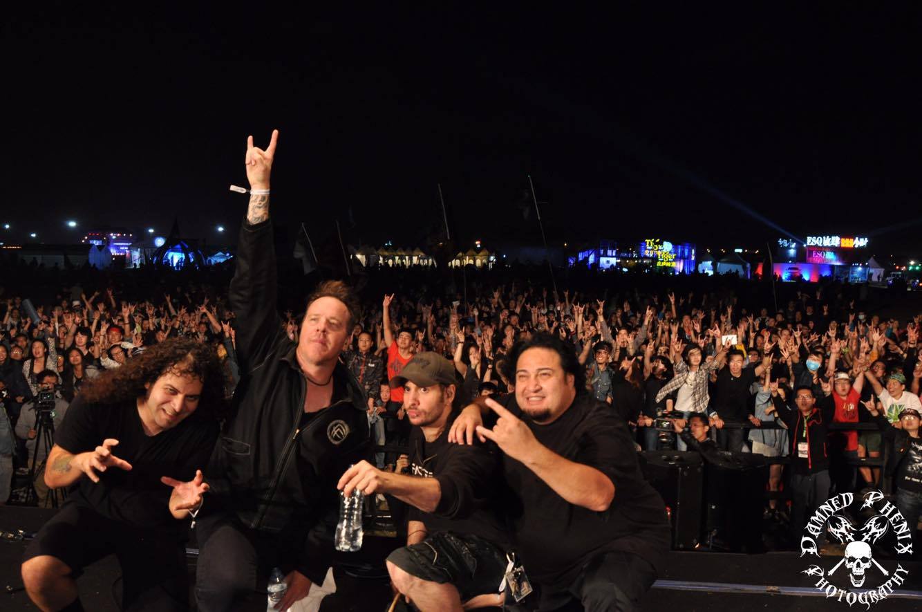 Jessie Sanchez with Fear Factory