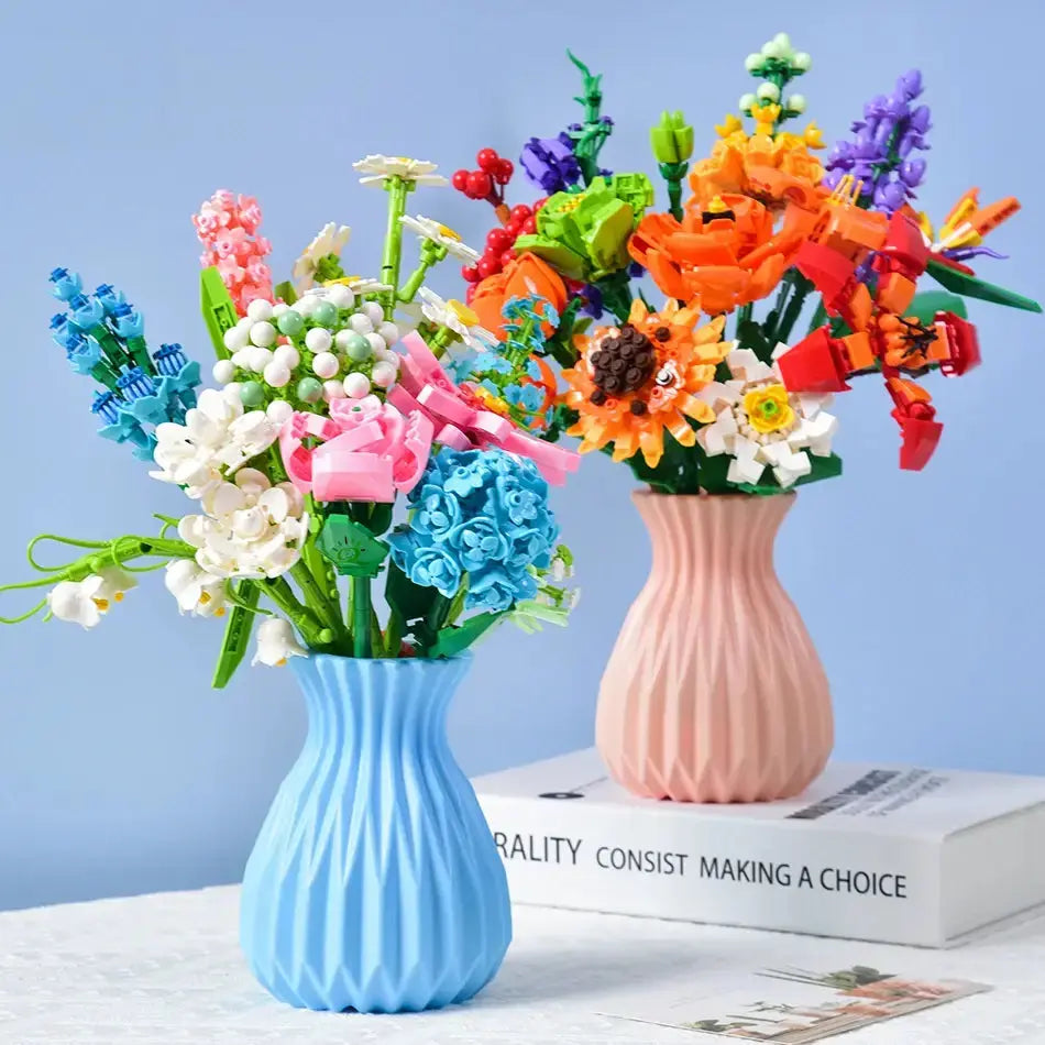 MyGiftHome Flower Model Building Blocks DIY Home Decor