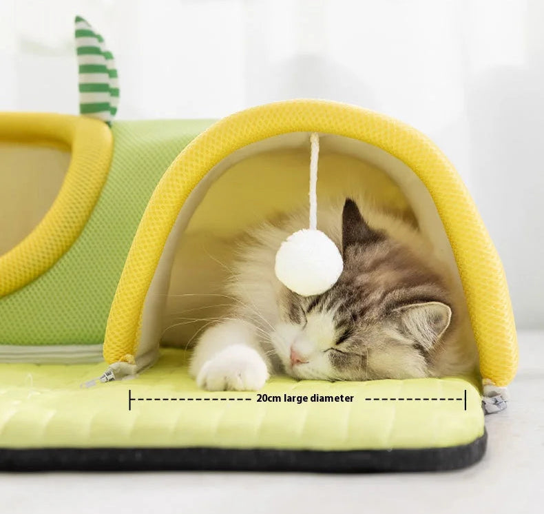 MyGiftHome Cat Tunnel Sleeping Mat Monster Design