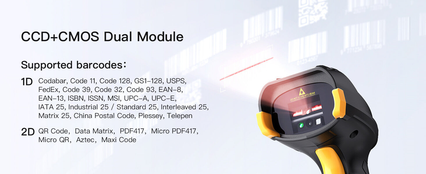 Inateck Pro 8 Bluetooth Barcode Scanner-3