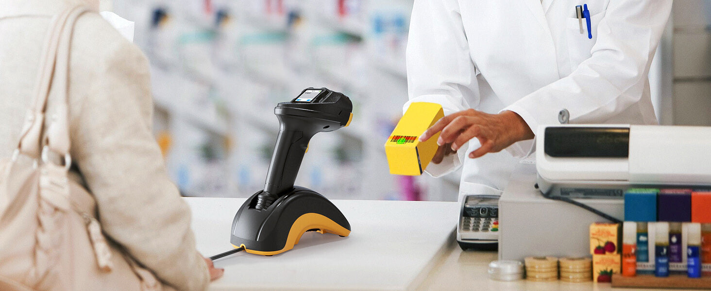 Inateck Pro 8 Bluetooth Barcode Scanner-9