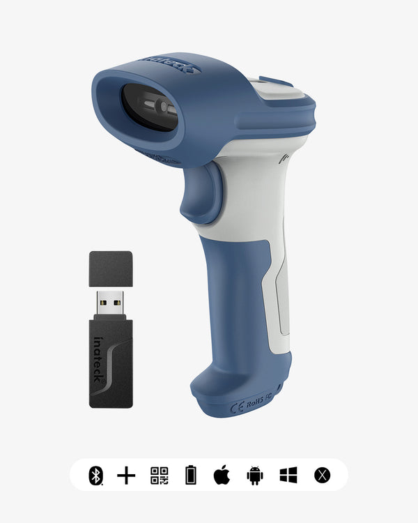 Wireless Bluetooth Barcode Scanner BCST-10 – Inateck Office