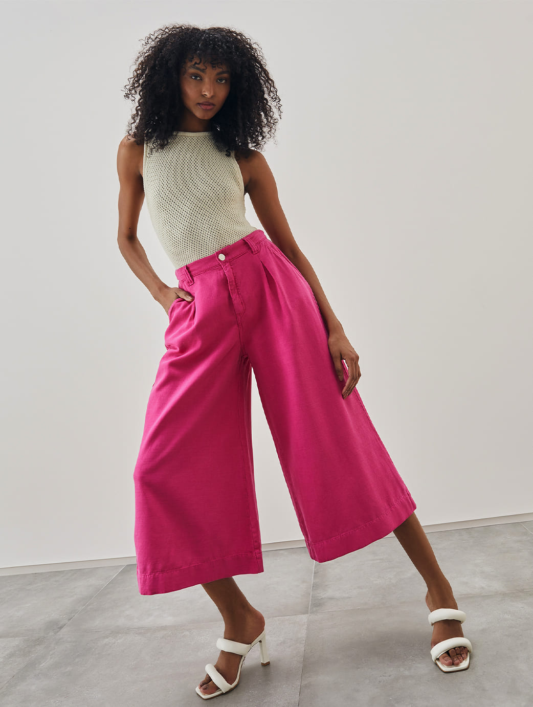 PANTALON CULOTTE ZARA  Looks pantacourt, Moda, Looks