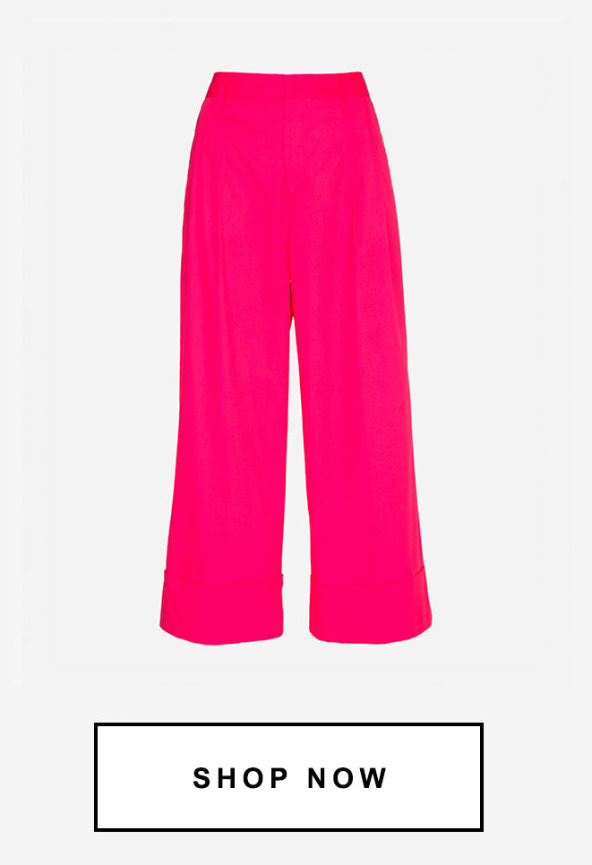 Calça pantalona pink | 50% OFF