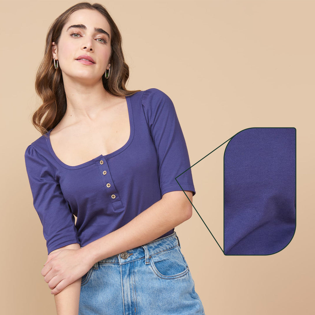 Blusa algodão sustentável AMARO