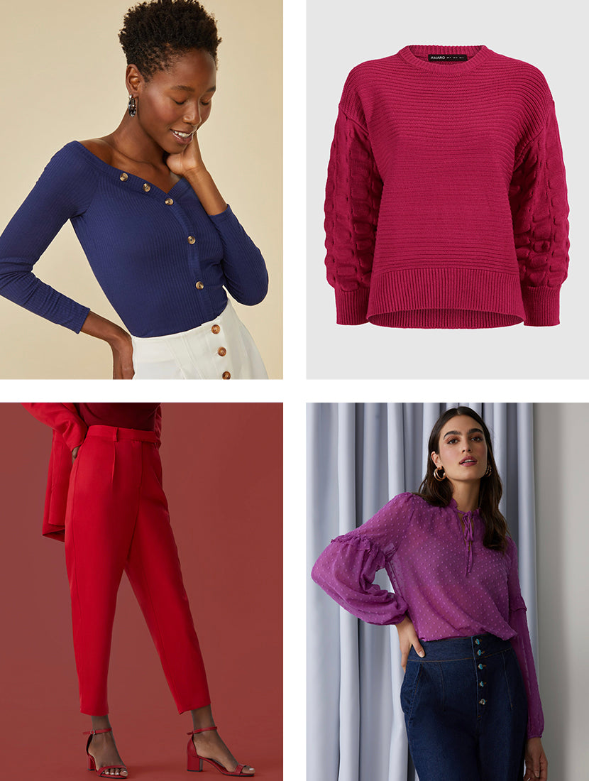 Looks com Cartela de Cores Inverno
