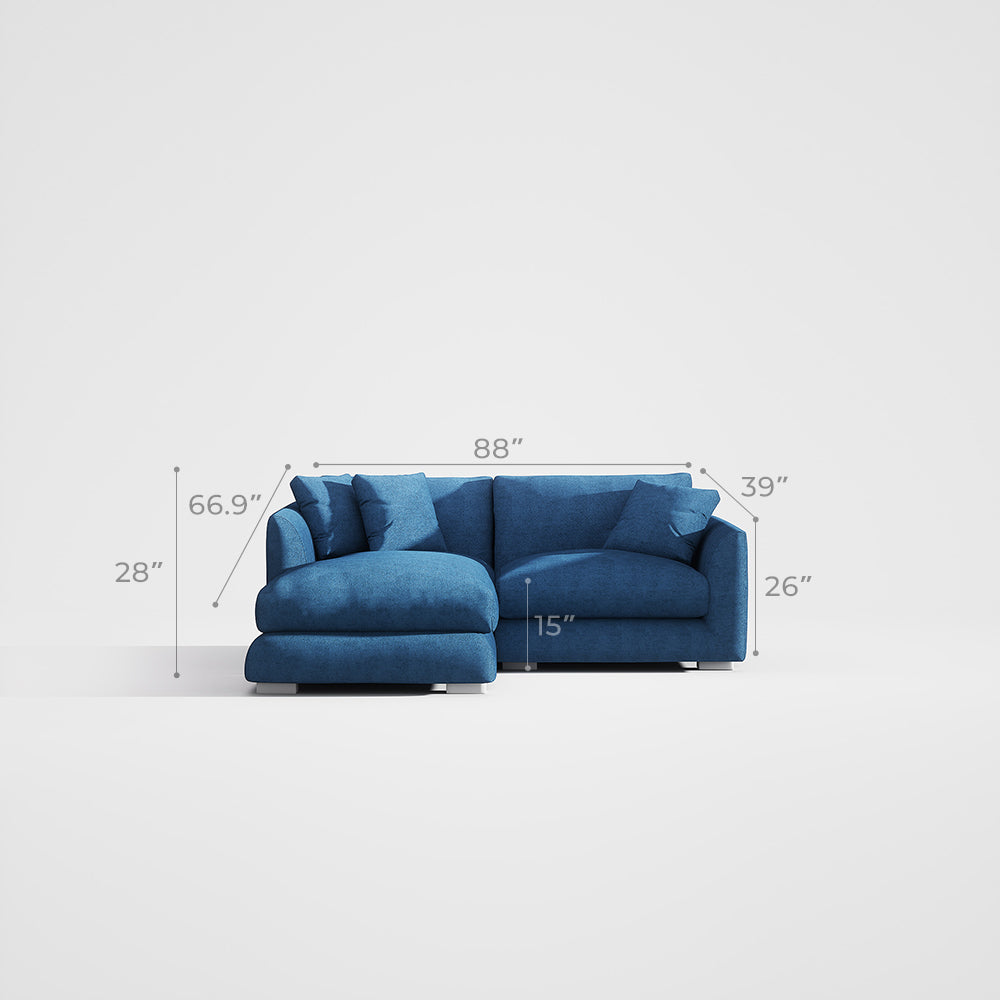 Blue Sectional