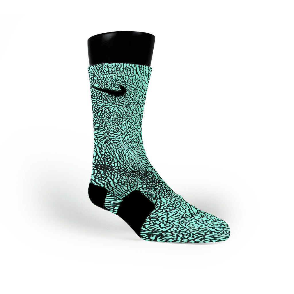 mint green nike socks