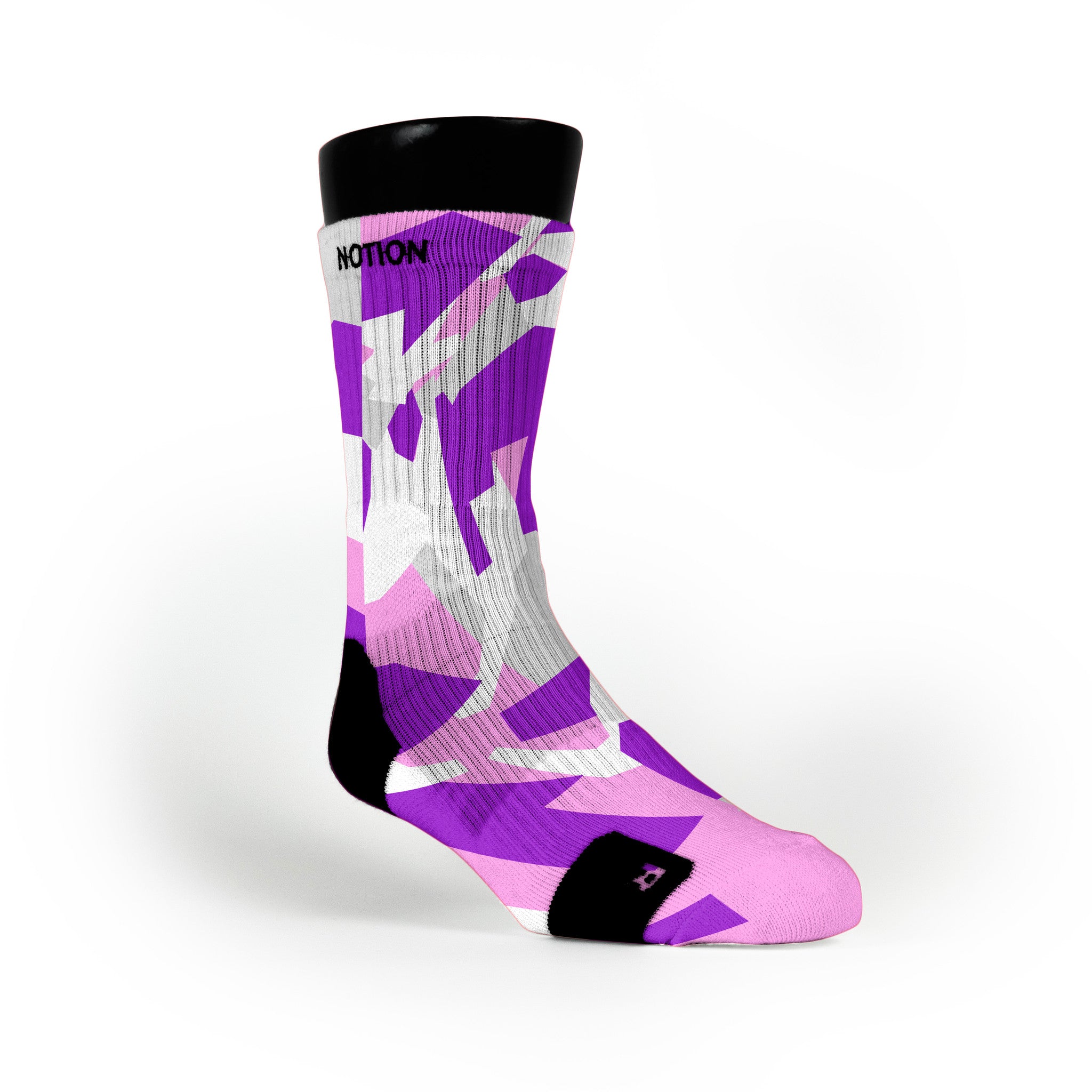ganar En contra milla nautica Purple & Pink Hardwood Camo Custom Socks – TheSockGame