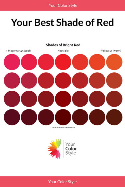 Shades of Bright Red - Your Color Style