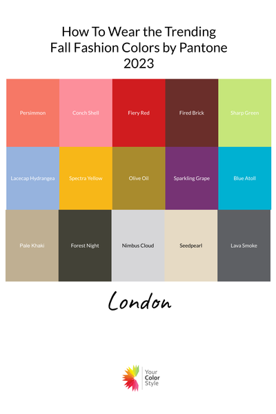 How To Wear the 2023 Fall Pantone Colors - London