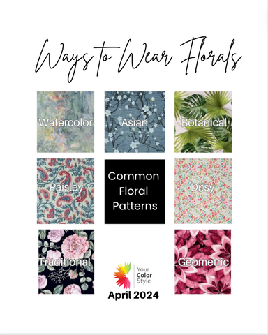 Common Floral Patterns to Wear
