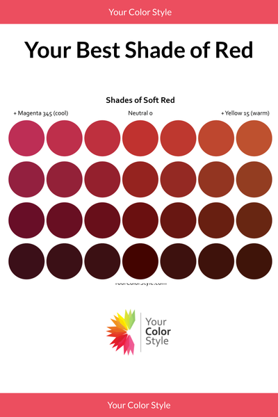 Shades of Soft Red - Your Color Style