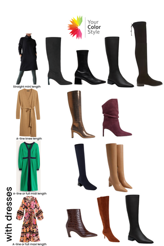 How To Wear Boots With Dresses