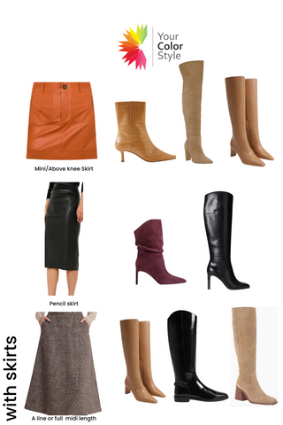 How To Wear Boots With Skirts