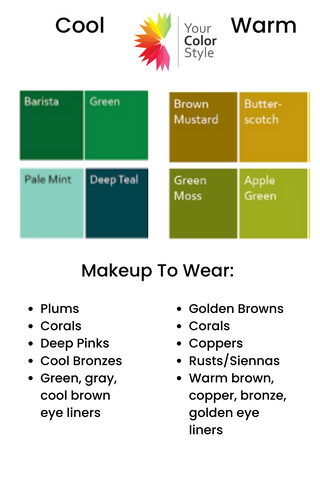 Makeup Colors To Wear With Green