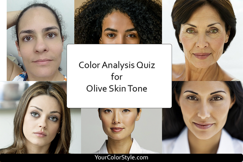 Color Analysis Quiz for Olive Skin Tone