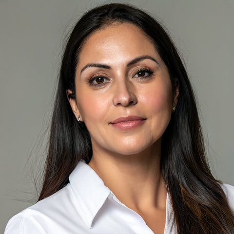 Italian woman with olive skin tone