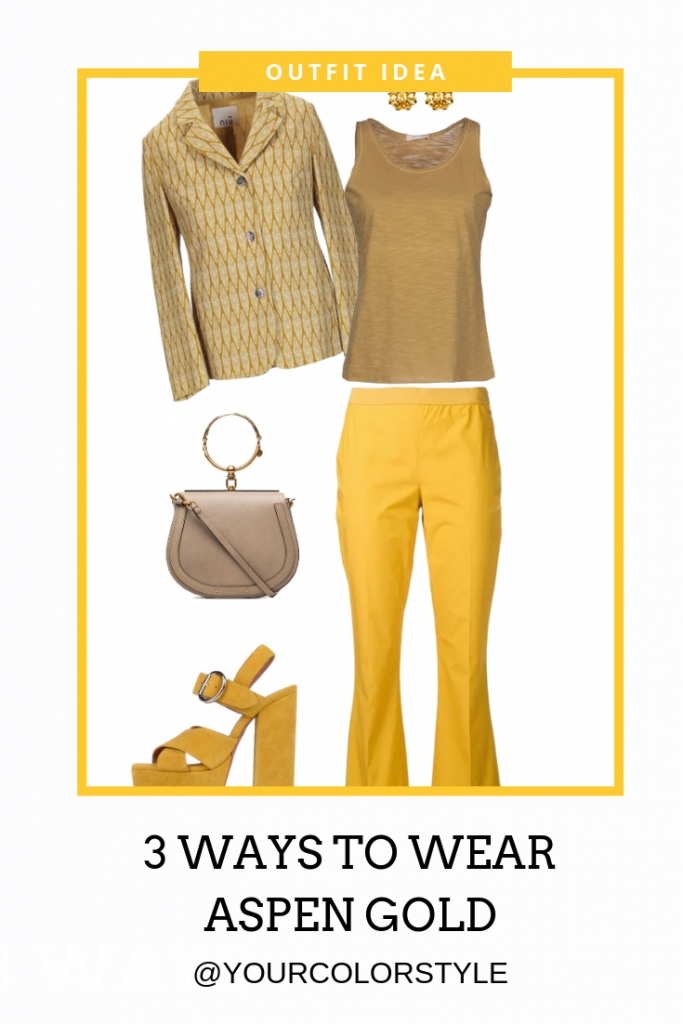 Outfit Idea: 3 Ways To Wear Aspen Gold