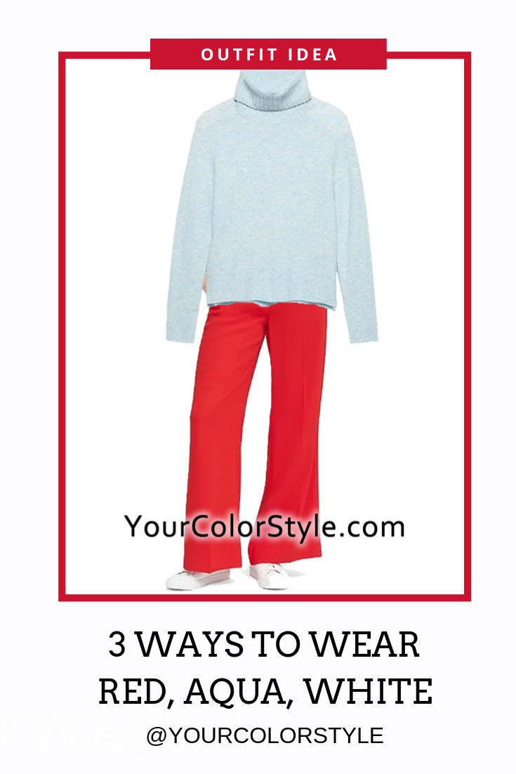 What To Wear With Red Pants - By 3 WAYS TO WEAR