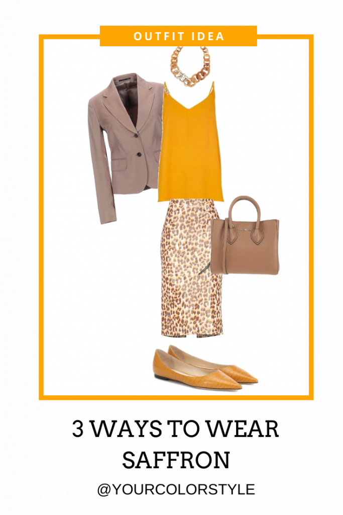 3 Ways To Wear Saffron Yellow– Your Color Style